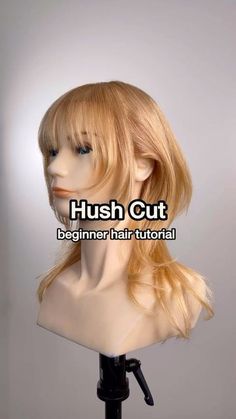 Gilad | Hair Video Education on Instagram: "Hush cut haircut tutorial for beginners ✂️ Follow along with this step-by-step to learn how to do the Hush Cut on medium length hair.  Remember the 🔑 is texture, so be sure to add lots of layers and remove any heavy weight! 

Styled with @kenraprofessional Silkening Gloss and Volume Spray 🌟 

#haircut #hushcut #wolfcut #layeredhair #haircuttutorial #haireducation" Medium Hush Cut With Bangs, Hush Cut Hair Medium With Bangs, Hush Cut With Wispy Bangs, How To Do A Wolf Cut At Home, Hush Cut Tutorial, Hush Cut Hair Medium, Bangs Tutorial