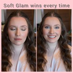 Soft Glam makeup on a bride with liner Makeup Services, Now Is The Time