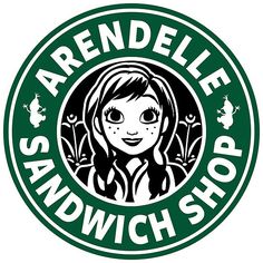 the starbucks logo with an image of a woman's face in the center and words,