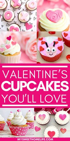 NA Valentine Cupcakes, Cupcakes Pink, Valentine Day Cupcakes, Valentines Cupcakes, Valentines Day Food, Valentines Day Activities, Pink Cupcakes