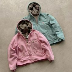 Blue Carhartt Jacket, Pink Carhartt Jacket, Vintage Carhartt Jacket, Carhartt Jackets, Carhartt Jacket, Active Jacket, Fire Fits, Cute Jackets, Vintage Carhartt