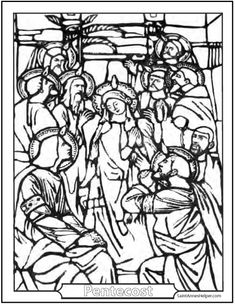 an image of the birth of jesus in stained glass style with black and white lines