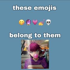 an emojs meme with the caption that says, these emojs belong to them