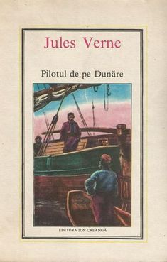 a book cover with an image of two men on a boat