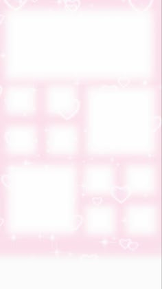 a pink background with hearts and stars