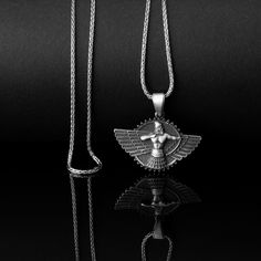 Travel back in time and immerse yourself in the fascinating history of the ancient Assyrian Empire with our stunning sterling silver Assyrian Archer necklace. This exquisite piece captures the spirit of the legendary warriors who once served the mighty kings of Mesopotamia, renowned for their skill, strength, and loyalty. Meticulously crafted, our unique pendant showcases the intricate details of an Assyrian archer standing tall and poised for battle. This remarkable design is a testament to the Archer Necklace, Ancient Assyrian, Mesopotamian Art, Assyrian Empire, History Jewelry, Ancient Warrior, Mesopotamia, Unique Pendant, Ancient Civilizations