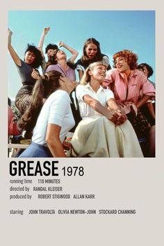 the poster for grease starring actors