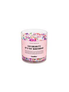 Go Shawty Birthday Candle - RYAN PORTER| Beautyque NYC Sprinkles Candle, 2023 Birthday, Gooey Butter, Birthday Packages, Sugar Candy, Birthday Cake With Candles, Candle Cake, Birthday Food, Birthday List