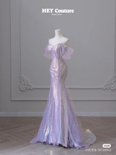 Lavender Tulle Evening Dress For Party, Purple Mermaid Dress For Prom, Purple Mermaid Dress For Gala, Purple Off-shoulder Prom Dress, Purple Off-shoulder Prom Evening Dress, Purple Sequined Mermaid Dress For Evening, Purple Off-shoulder Evening Dress For Gala, Purple Off-shoulder Evening Dress, Purple Off-shoulder Evening Dress For Party