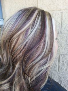 Purple Lowlights, Balayage Bangs, Hairstyle Images, Halloween Fest, Lilac Hair, Super Hair, Trendy Hair Color