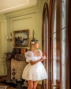 Baby In Wedding Dress, Summer Dress Plus Size, Mode Ulzzang, Dorothy Dandridge, Chique Outfit, Women Summer Dress, Puff Dress, Short Women, Princess Dresses