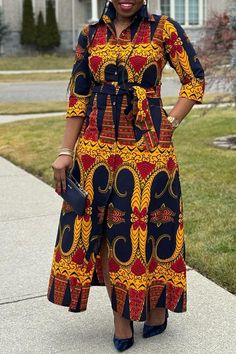 Ankara Maternity Dresses, Ankara Maternity, Ankara Long Dresses, Ankara Shirt Dress, Yellow Ankara, Midi Dresses Casual, African Maxi Dress Ankara, Maxi Dress Ankara, Ankara Shirt