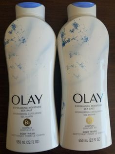 2 PACK OF OLAY DAILY EXFOLIATING WITH SEA SALTS  22 FL OZ (650 ML)   MADE IN USA. NEW IMPROVED FORMULA.  MOISTURE OUTLAST GENTLY EXFOLIATES FOR SMOOTH SKIN. ONE MOISTURE OUTLAST BODY WASH GIVES YOU DEEP MOISTURE THAT OUTLASTS YOUR DAY, WITH CONTINUED USE. NEW PACKING  NEW PACKING  NEW PACKING BIG SIZE  BIG SIZE   BIG SIZE  BIG SIZE. WE HAVE FAST AND FREE SHIPPING IN USA. THANK YOU FOR VISITING OUR STORE. Olay Body Wash, Saggy Neck, Perfume Victoria Secret, Sugar Scrub Recipe, Moisturizer For Oily Skin, Hygiene Routine, Saggy Skin, Scrub Recipe, Victoria Secret Perfume