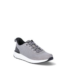 Already laced up for hassle-free wear. Georges Knit Casual Shoes are a comfortable, casual pair for your footwear, featuring bungee laces for easy on and offperfect for when youre coming and going. Slip them on with ease and get comfortable, these mens shoes feature a fly knit and mesh-like design for breathability. The classic, casual silhouette makes them versatile for everyday activities. Only at Walmart. Size: 10.5.  Color: Black.  Gender: male.  Age Group: adult. Mens Rugged, Casual Slip On Shoes, Oxford Shoes Men, Classic Casual, Everyday Activities, Grey Shoes, Men's Knit, Mens Oxfords, Casual Sneakers