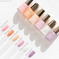 Spring has officially arrived in Australia bringing along some of the most beautiful nail polish collectionsThe ethereal Mavala Delicate collection... Mavala Nail Polish, Mavala Nail, Nail Spring, Caviar Nails, Beautiful Nail Polish, Easter Nail Art, Spring Nail Colors, Nail Colours, Nail Envy