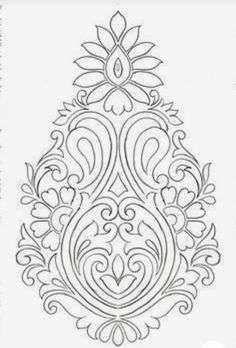 an intricately designed design on a white background