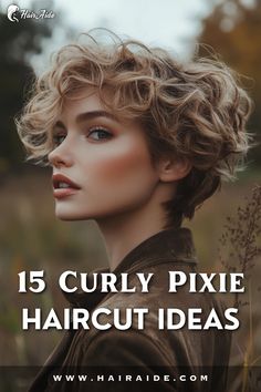 🌸✨ Discover 15 Curly Pixie Cut Ideas that frame your face beautifully! Whether you have tight coils or soft spirals, these cuts bring out the best in your natural texture. #PixieInspo #CurlyHairstyles