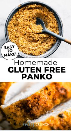 this homemade gluten free panko recipe is so good and easy to make