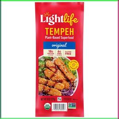 Lightlife® Original Organic Tempeh is a versatile and delicious plant-based protein source for vegans and flexitarians alike. Made with only three ingredients, our tempeh can add a guilt-free protein boost to any meal. However you marinate, season, sauté, or bake it, our original tempeh adds balanced flavor to your cuisine of choice, making it perfect for grain bowls, rice dishes, salads, and more. For over 40 years, the Lightlife® brand has been committed to creating delicious and nutritious pl Vegan Protein Sources, Grain Bowls, Tasty Meat, Meat Alternatives, Grain Bowl, Organic Products, Organic Plants, Tempeh, Plant Based Protein