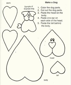 the instructions for how to make a paper dog