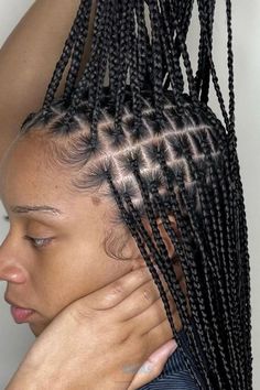 Small Box Braids Hairstyles, Small Box Braids, Cute Box Braids Hairstyles, Quick Braided Hairstyles, Box Braids Styling