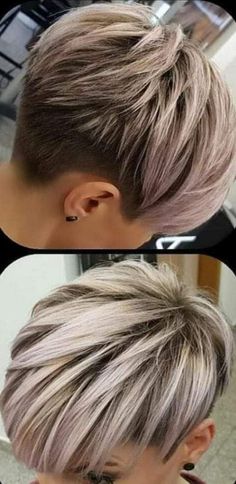 Bob Pendek, Short Hair Makeup, Halloween Patio, Blonde Hair Makeup, Short Hair Undercut, Edgy Short Hair, Short Choppy Hair