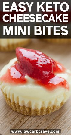 an easy keto cheesecake mini bites recipe