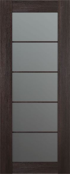 an image of a door with frosted glass on the front and side paneling