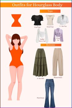 Discover the best outfit ideas for an hourglass body shape. Learn how to highlight your curves with flattering styles, from dresses to casual wear, and enhance your natural silhouette with our fashion tips.