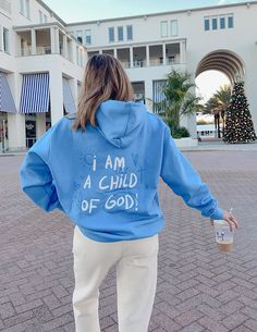 Trendy God Shirts, I Am A Child Of God Hoodie, Elevated Faith Sweatshirt, Elevated Faith Hoodie, Nasa Aesthetic Outfit, Cute Christian Hoodies, God Sweatshirts, Preppy Hoodies, God Hoodies