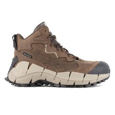 PRICES MAY VARY. Reebok Men's RB3025 Brown Zig Kinetica Edge II Work 6" Boot Zig Energy delivers light, responsive cushioning Floatride Fuel Midsole and Floatride Energy forefoot drop-in combine to create enhanced cushioning and a responsive ride DuraKick protective outer toe guard protects against all kinds of terrains and obstacles protects against all kinds of terrains and obstacles.