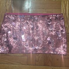 Guizio Pink Sequin Mini Skirt Sz M Nwt Chevron Skirt, Scalloped Skirt, Satin Mini Skirt, Sparkle Skirt, Peplum Skirt, Micro Mini Skirt, Tweed Mini Skirt, Flower Skirt, Sequin Mini Skirts