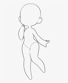 a drawing of a baby swimming in the water with one hand on his chest and another arm