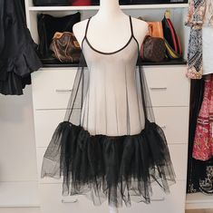 Fabulous Sheer Black Mesh Slip Dress Great To Wear Over Shorts Or Jeans Under A Dress Black Summer Sleepwear For Evening, Black Evening Sleepwear For Summer, Black Summer Evening Sleepwear, Spring Party Black Sleepwear, Brown Slip Dress, Mesh Slip Dress, Nude Slip Dress, Sheer Slip Dress, Pink Slip Dress