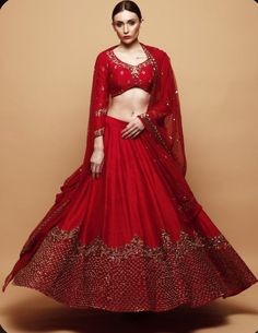 Astha Narang, Designer Bridal Lehenga Choli, Lehenga Red, Bridal Lehenga Collection, Bridal Lehenga Red, Red Wedding Dresses