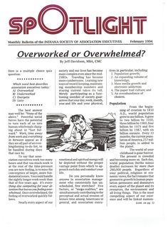 "Overworked or Overwhelmed?" by Jeff Davidson breathingspace.com #worklifebalance #career #productivity #timemanagement #breathingspace #informationoverload #overworked #stress #destress Essay Writing Skills, Information Overload, Magazine Articles, Art Cards, Multiple Choice, Work Life Balance, Writing Skills, Essay Writing, Study Tips