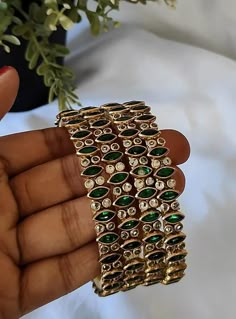 Silk Thread Bangles Design Bridal, Kundan Bangles Design, Diy Hair Accessories Beads, Rangoli Competition, Diy Bangles, Handmade Flowers Tutorial