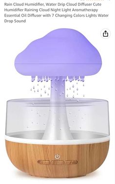 the humidifier is on sale for $ 3 99, and it's purple