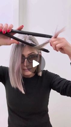 Awesome Hairstyles on Instagram: "The Best hair tutorials 😍😍 By @nerminyes ❤️ . *No copyright infringement was intended. If you are the author of this video and do not want your video to be posted on this page, please contact me in DM and your video will be deleted as soon as possible. Thank you 🤗 . #videohair #tutorialvideo #hairdecoration #hairtransformation #hairtutorialvideo #hairstyleideas  #braidtutorial #hairvideoshow #tutorialhairdo #hairvideoshow  #hairofinstagram #braidoftheday #hairtutorial #hairstyleideas #hairglamvideos #prettyhairstyles #hairstyle #hairvideotutorial #tutorialhair #naturalhairtutorial" Short Hair Updo Tutorial, Curl Hair With Straightener, Women Mullet, Hair Tips Video, Hairdos For Short Hair, Hair Tutorials For Medium Hair, Hair Brained, Hairstyle Women