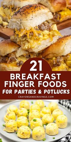 breakfast finger foods for parties and potlucks