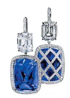 blue sapphires Anna Hu, Bijoux Art Deco, Harry Winston, Blue Jewelry, Sapphire Earrings, Sapphire Jewelry, Gorgeous Jewelry, Stunning Jewellery, Dream Jewelry