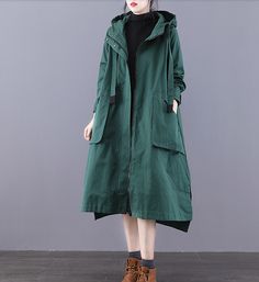 Luxury Long Casual Outerwear, Cheap Casual Long Coat, Cheap Cotton Open Front Outerwear, Luxury Casual Long Parka Coat, Cheap Long Sleeve Outerwear With Multiple Pockets, Luxury Long Parka Coat In Casual Style, Luxury Solid Casual Parka, Plus Size Fall Long Dress With Jacket, Plus Size Coats 2022