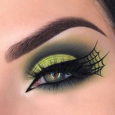 Halloween Makeup Witch, Halloweenský Makeup, Halloween Make-up Looks, Holloween Makeup, Cute Halloween Makeup, Halloween Makeup Pretty, Cool Halloween Makeup, Witch Makeup, Halloween Eye Makeup