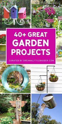 40 + great garden projects that are easy to make