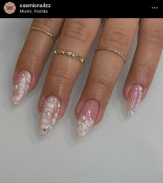 White Nails Trendy, Snake Print Nails, Nails French Tip, Tree Nails, Print Nails, Pearl Nails, Tip Nails, Soft Nails, Nails Polish