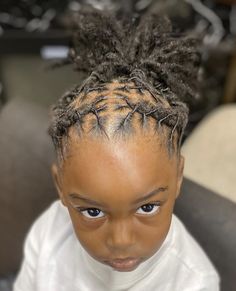 Lil Baby Dreads Style, Boys Dreads Hairstyles Kid Hair, Little Boy Dreads Hairstyles, Lil Baby Dreads, Kids Locs Styles Daughters