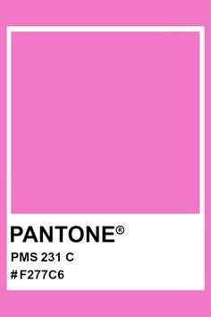 the pantone color is pink and white