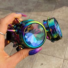 Rainbow Oil Spill Kaleidoscope Goggles New/ Unworn Tags: Glasses Steampunk Burning Man Trippy Refraction Crystal Eyewear Future Eyes Holes H0les Rave Festival Fashion Colorful Rainbow Trip Out Dollskill Accessories Women’s Men’s Girls Butterfly Hair Accessories, Rave Accessories, Burberry Classic, Music Festival Outfits, Oil Spill, Oil Slick, Rave Festival, Colorful Rainbow