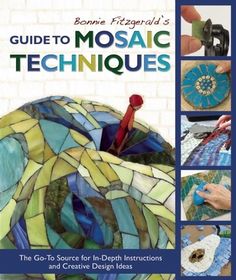 the cover of a book with images of stained glass and mosaics on it, including an apple