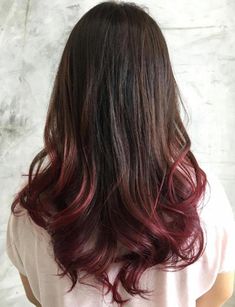 Sandy Brown Hair, Burgundy Brown Hair, Natural Dark Hair, Black Hair Ombre, Dipped Hair, Red Ombre Hair, Golden Brown Hair, Dyed Hair Pastel, Dip Dye Hair